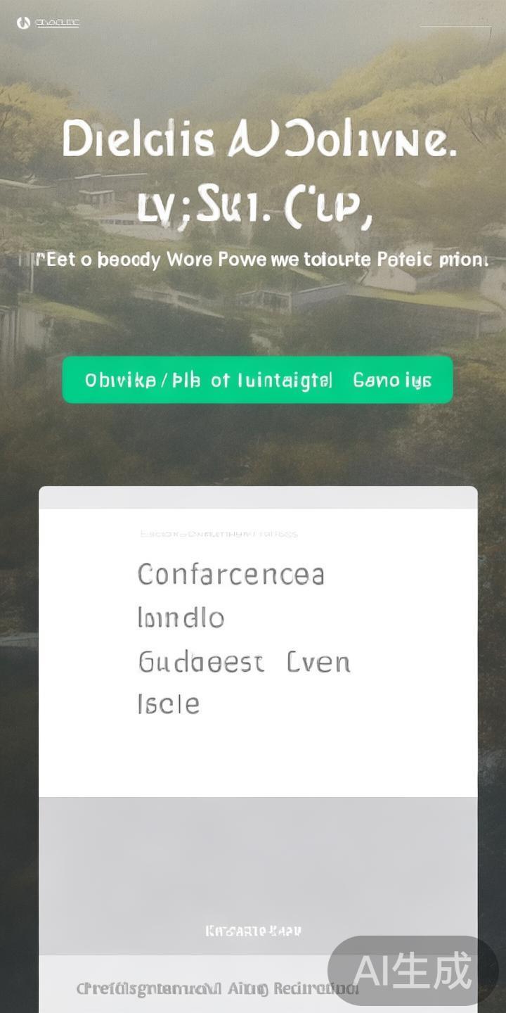 首页导航：通常官网首页会设有“会议介绍”、“日程安